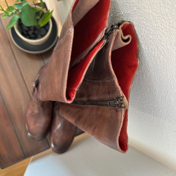 Brand New & Never Worn Bed|Stu Glaye Teak Rustic Brown 9.0 NOT WIDE CALF - Picture 5 of 14